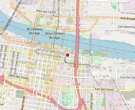 Map showing Flying Fish