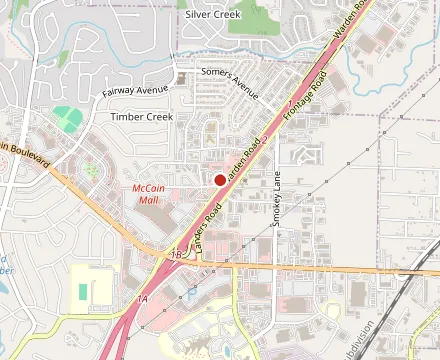 Map showing Whole Hog Cafe NLR