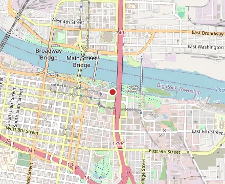 Map showing Buenos Aires Grill and Cafe