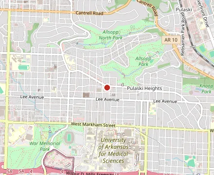 Map showing Cafe Bossa Nova