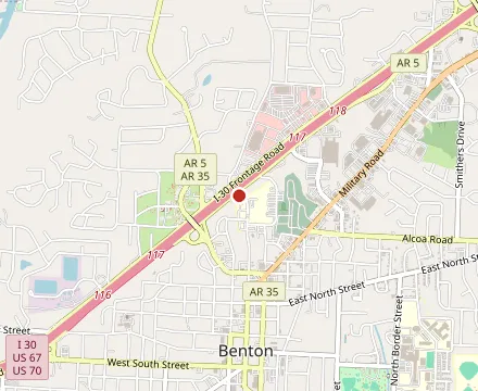 Map showing Verona Italian Restaurant