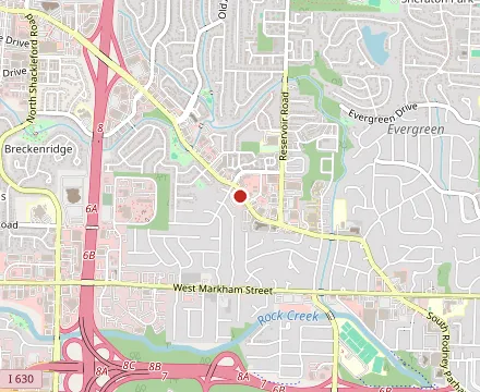 Map showing Taqueria El Palenque