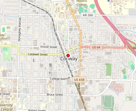 Map showing Mike's Place