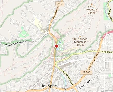 Map showing Superior Bathhouse Brewery