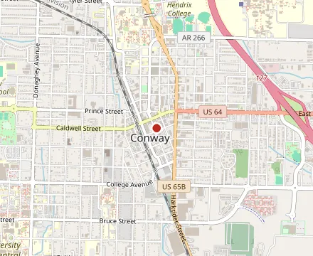 Map showing The Rogue Roundabout