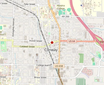 Map showing R & M Southern Eatery