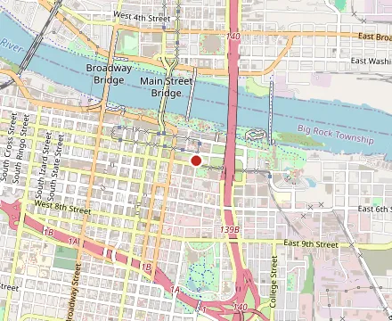 Map showing Dizzy's Gypsy Bistro