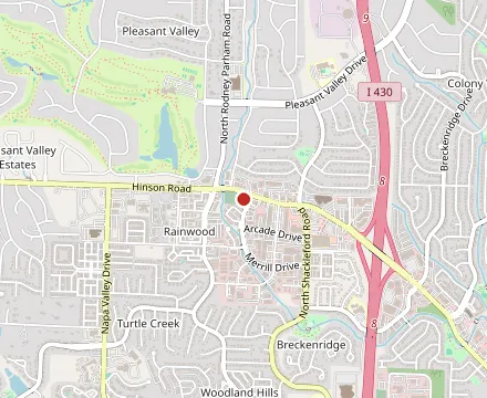Map showing The Pantry Restaurant