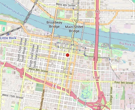 Map showing Allsopp & Chapple Restaurant + Bar