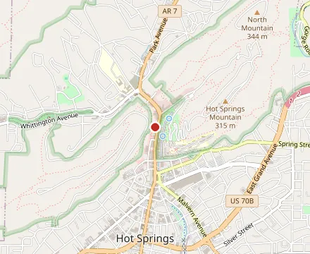 Map showing Ohio Club
