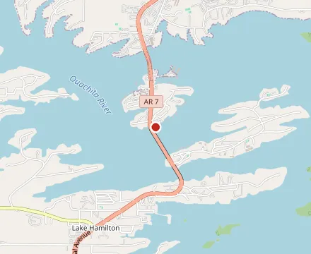 Map showing Fisherman's Wharf Steak & Seafood