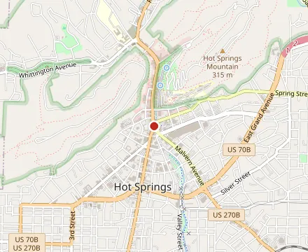 Map showing The Porterhouse