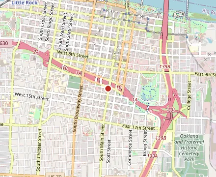 Map showing Community Bakery