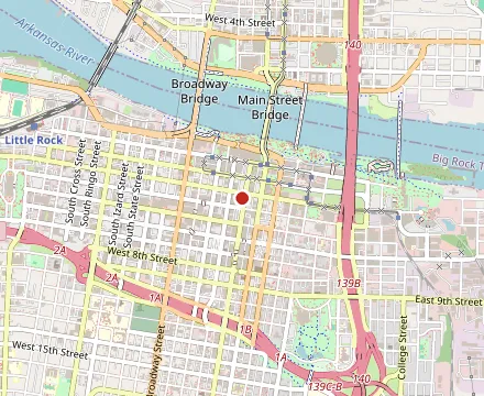 Map showing Tamalcalli The Tamale, Taco & Cerveza Stand