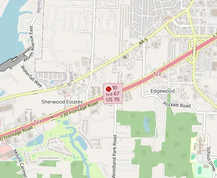 Map showing Rookh Italian + Indian Restaurant