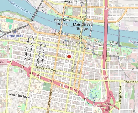Map showing Cotija's Mexican Grill