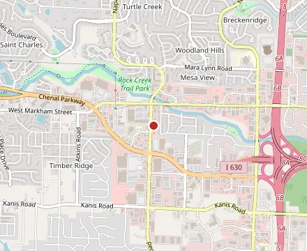 Map showing El Torito