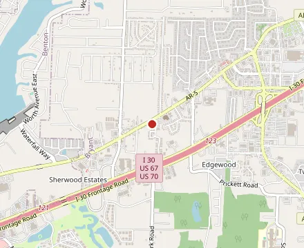 Map showing Nori Sushi & Hibachi