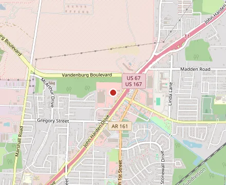 Map showing Octopus Sushi And Hibachi
