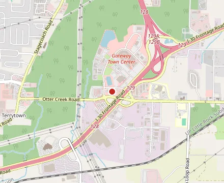 Map showing Waldo's Chicken & Beer